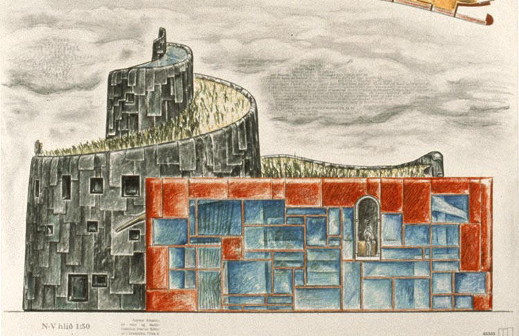 Olafur Thordarson, architecture: Geothermal Power Plant Center, Svartsengi, Iceland 1995