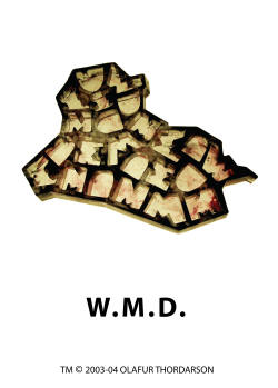 OLAFUR THORDARSON, WMD, TOXIC ICE CUBE TRAY, DESIGN AND MAKE 2003-2004, 8" WIDE 